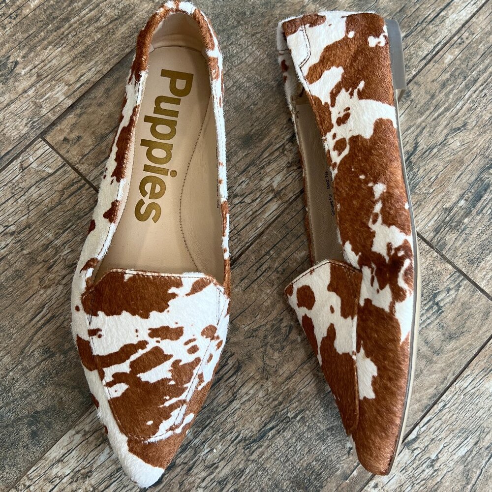 Hush Puppies Hazel Pointe Loafer Calf Fur